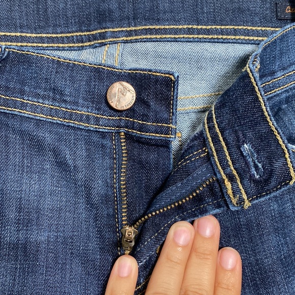 Citizens Of Humanity Women’s Dark Wash Low Waist Straight Leg Jeans Size 28 - Picture 6 of 17